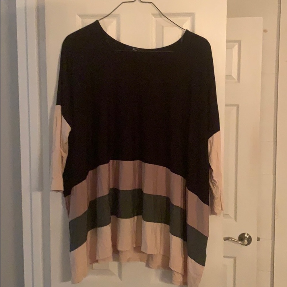 Black striped Tunic